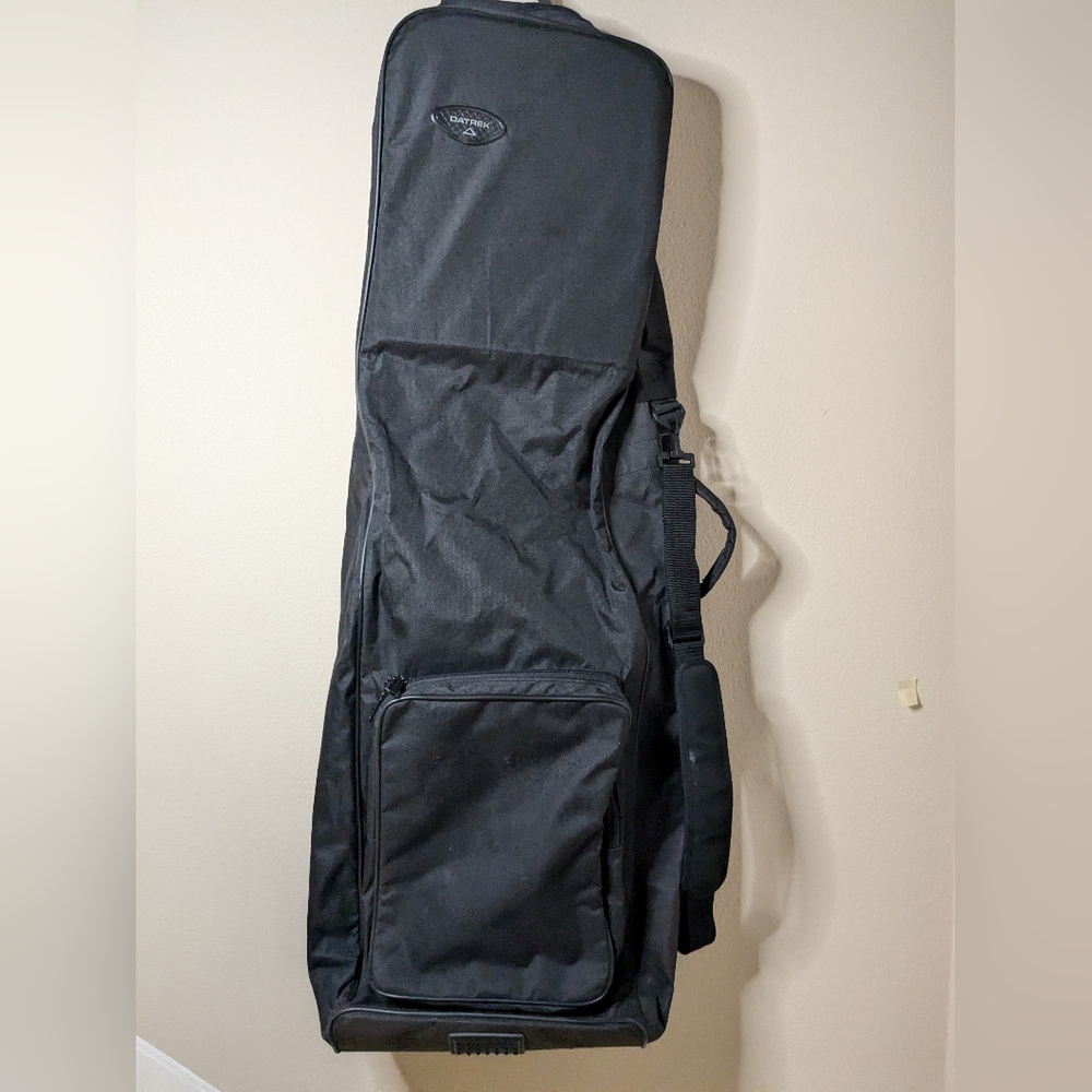 Datrek Golf Club Travel Case Carry Soft Rolling Flight Bag Black